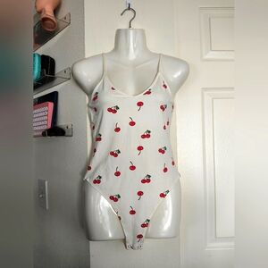Cherry bodysuit